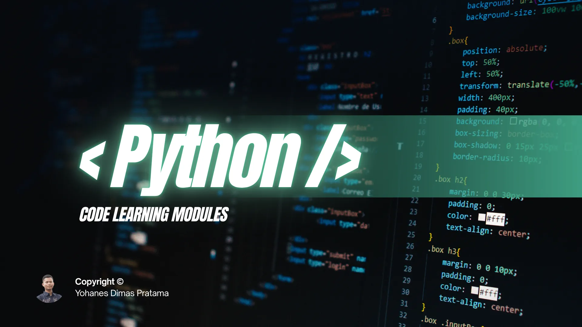 Python Learning Modules - Preview 1